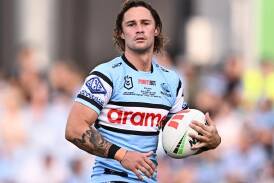 Sharks star Nicho Hynes says he's more than ready for an Origin recall after his 2023 letdown. (James Gourley/AAP PHOTOS)