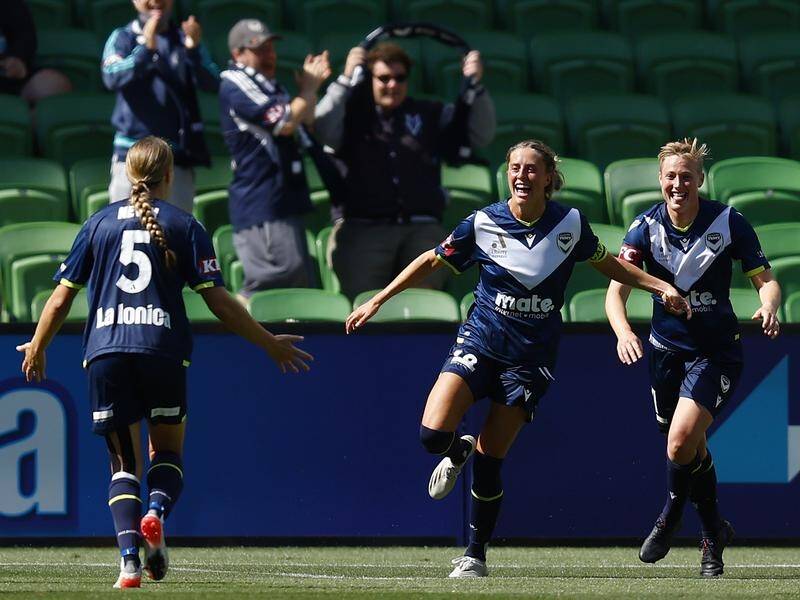 Kayla Morrison (c) will miss the rest of the ALW season, injured after scoring against Adelaide.