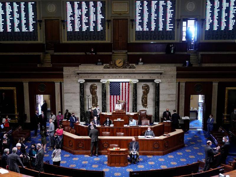 A $US1.9 trillion COVID-19 relief package has passed the US House of Representatives.