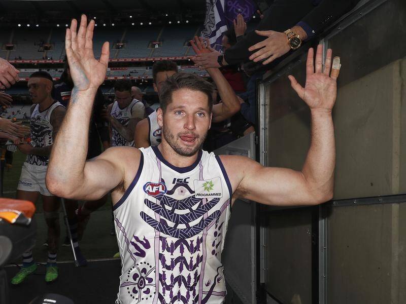 Jesse Hogan will join his Dockers teammates in their Queensland hub for the AFL season restart.
