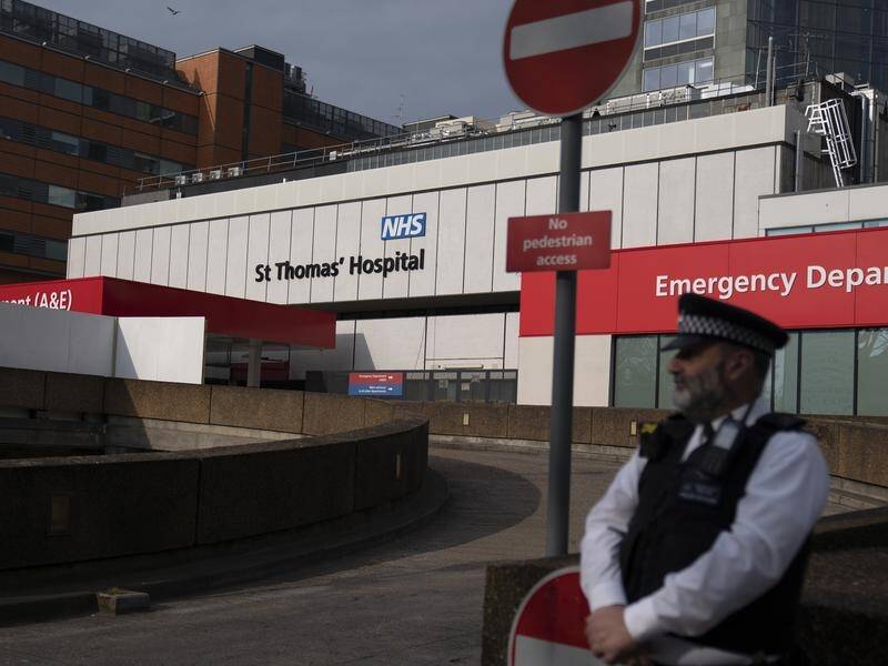 St.Thomas' Hospital in London, where PM Boris Johnson's condition is said to be 'improving'.