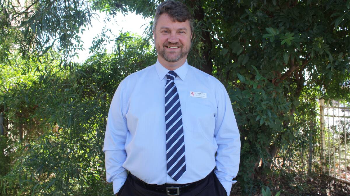 New Carinya principal Chad Kentwell and his family have quickly become part of the local community.