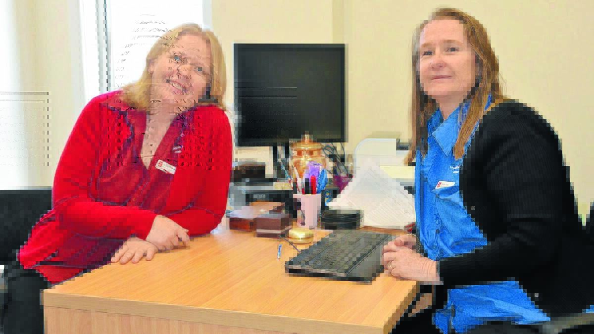 FINANCIAL Counsellors, Marika Goddard, left, and Sandy Avis visit Gunnedah regularly to offer Moneycare’s services.
