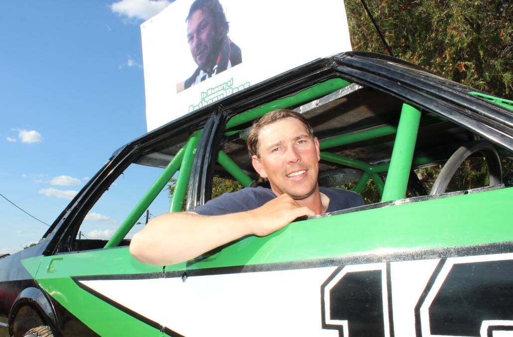 Glen McArthur will drive car number 13 which he built in memory of best mate, Anthony Rees.