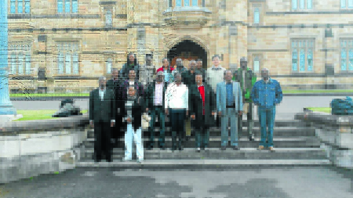 African scientists in the Australia Awards Fellowship who visited Gunnedah this week.