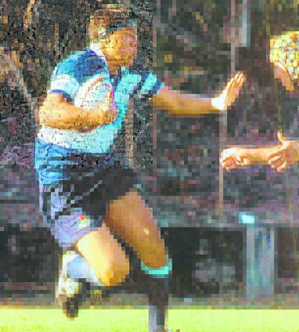 STAR PERFORMER: Former St Mary’s College student Ben Gunter, pictured playing with the NSW under-15 side, will trial for a position with Japan rugby side, Panasonic Wild Knights.