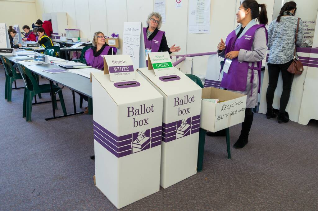 CAST YOUR VOTE: Early voting in the Parkes electorate is underway and proving popular. The federal election will be held on May 18. Photo: FILE