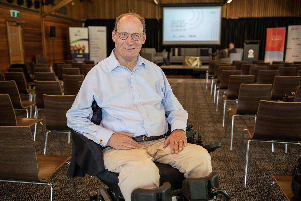 Duncan Wallace, the executive director of SpinalCure Australia, at the 2024 Inland Growth Summit. Picture by Belinda Soole