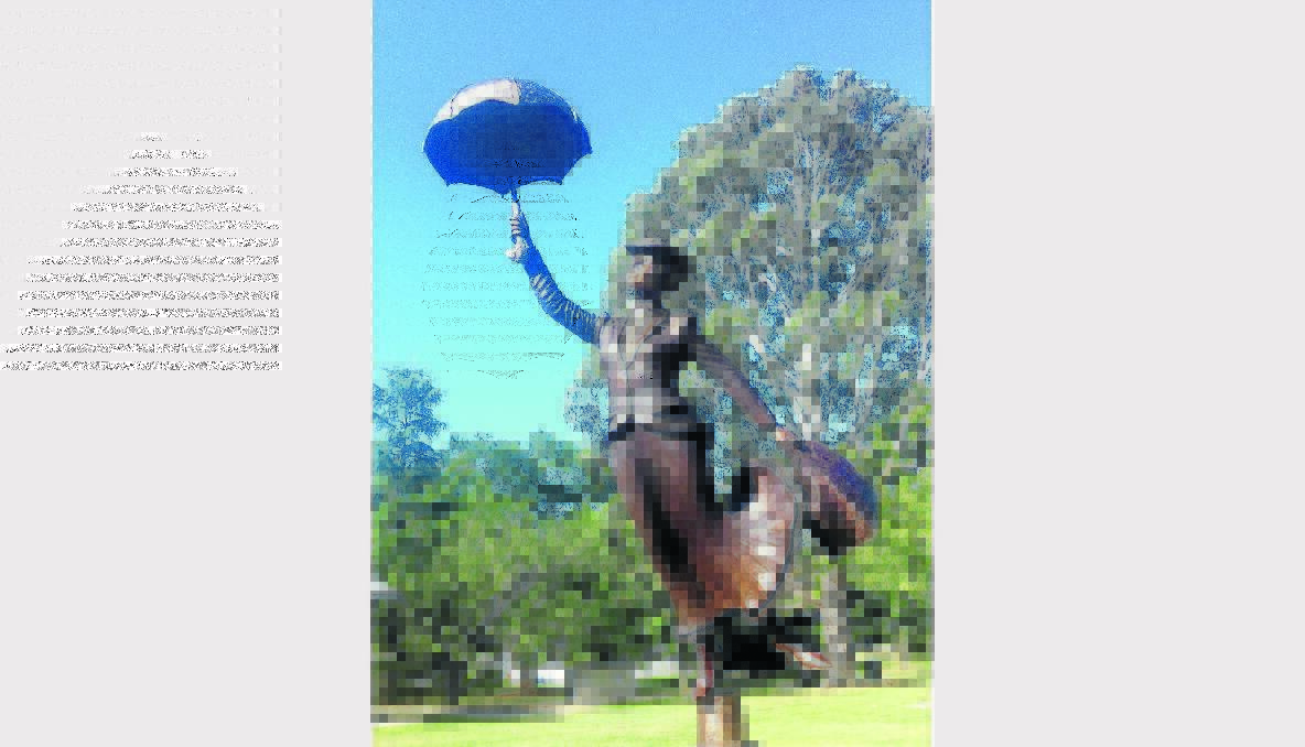 TANYA Bartlett’s magnificent sculpture of fictional character, Mary Poppins, created by PJ Travers, has been unveiled in Bowral.