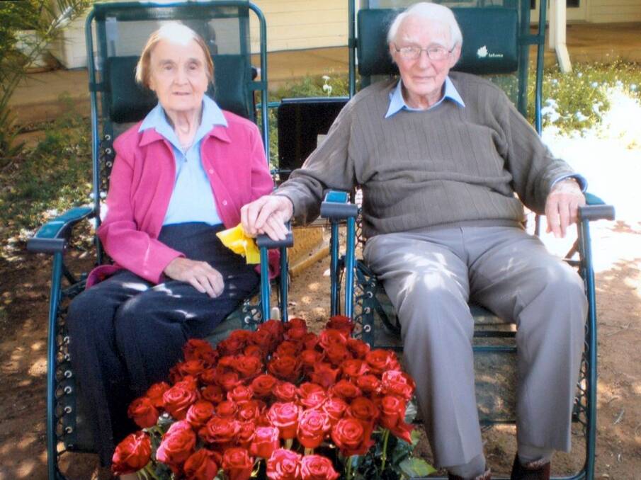 BETTY and John Prior pictured on their 60th wedding anniversary in 2009.