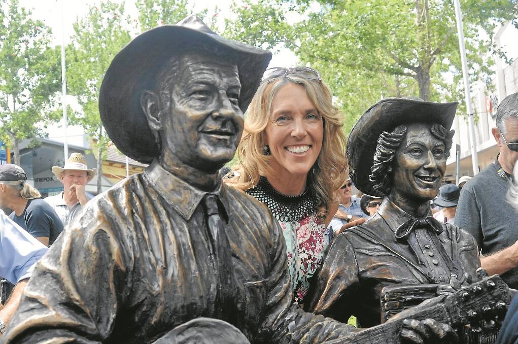 “YOU’VE done us proud”. Although she is based in Newcastle, sculptor Tanya Bartlett is a Gunnedah girl who has climbed great heights.
